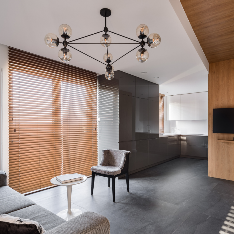 Dřevěné hotové interiérové žaluzie 50mm